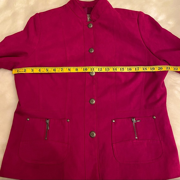 TANJAY  | BRIGHT FUCHSIA PINK JACKET - Picture 11 of 15